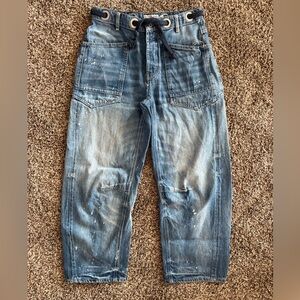 We the Free Moxie Pull On Barrel Jeans - Flawed.  Size 26, NWOT